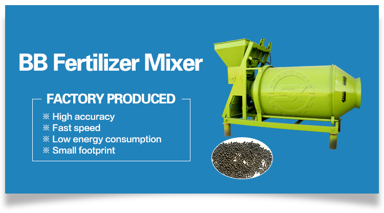 The features of SX BB fertilizer mixer