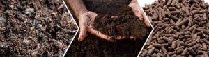 use machines to convert manure into useful pellet fertilizer