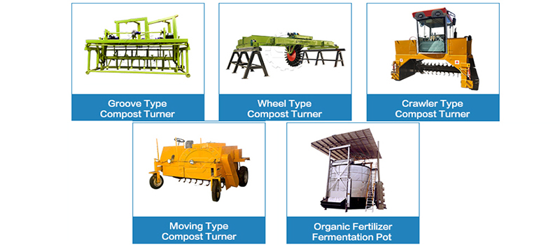 Various aerobic composting equipment for farm waste disposal
