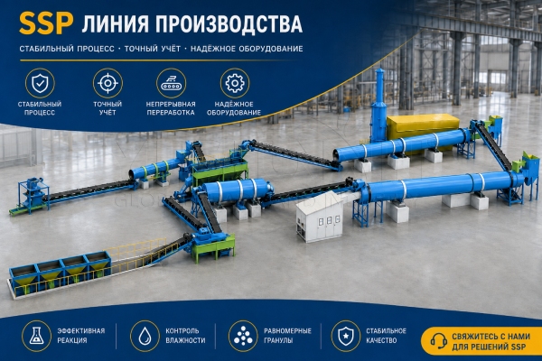 Как рассчитать расход фосфатного сырья для линии SSP? — производственное оборудование